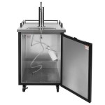 Beverage-Air BM23HC-B-WINE Black Single Tap Kegerator Wine Dispenser - (1) 1/2 Keg Capacity