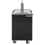 Beverage-Air BM23HC-B-WINE Black Single Tap Kegerator Wine Dispenser - (1) 1/2 Keg Capacity