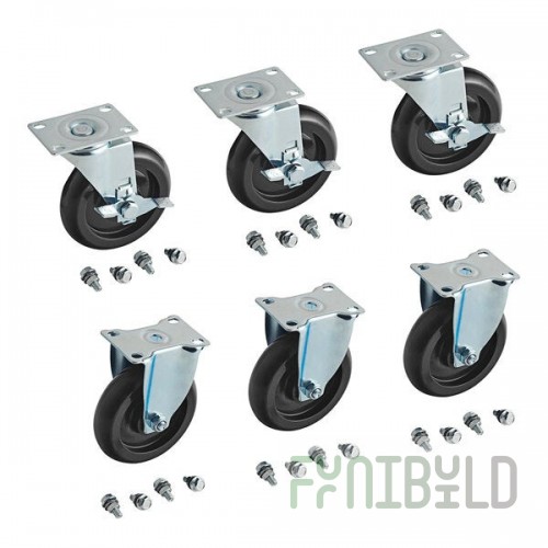 Cooking Performance Group 351ERCAST6KIT Caster Kit for ER60-240-1 and ER60-208-3