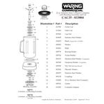 Waring 003509 Rubber Washer