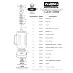 Waring 003509 Rubber Washer