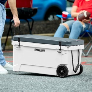 CaterGator CG65PAW Panda 65 Qt. Mobile Rotomolded Outdoor Cooler / Ice Chest CaterGator CG65PAW Panda 65 Qt. Mobile Rotomolded Outdoor Cooler / Ice Chest