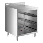 Regency Stainless Steel Flat Top Glass Rack Storage Unit - 23