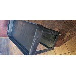 Choice Medium Black 2-Shelf Utility Cart - 34 1/2 Choice Medium Black 2-Shelf Utility Cart - 34 1/2