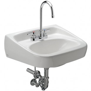 Zurn Elkay One Z.L6.M Manual Faucet Lavatory System with Wall Hung Lavatory - 20
