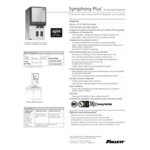 Follett 12HI414A-S0-DP Symphony Plus 12 Series Air-Cooled Chewblet Wall-Mount Ice and Water Dispenser with Drain Pan - 115V, 425 lb. Follett 12HI414A-S0-DP Symphony Plus 12 Series Air-Cooled Chewblet Wall-Mount Ice and Water Dispenser with Drain Pan - 115V, 425 lb.
