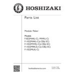 Hoshizaki F-822MAK-C Slim-Line Series 22 1/8 Hoshizaki F-822MAK-C Slim-Line Series 22 1/8
