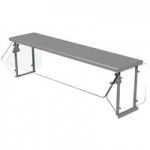 Advance Tabco CPU-5-DR Stainless Steel Ice-Cooled Table with Cabinet Base and Sliding Doors Advance Tabco CPU-5-DR Stainless Steel Ice-Cooled Table with Cabinet Base and Sliding Doors