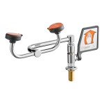 Guardian Equipment G1775 Right Hand Deck Mounted Eye and Face Wash Station with 90 Degree Swivel Guardian Equipment G1775 Right Hand Deck Mounted Eye and Face Wash Station with 90 Degree Swivel