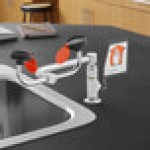 Guardian Equipment G1775 Right Hand Deck Mounted Eye and Face Wash Station with 90 Degree Swivel Guardian Equipment G1775 Right Hand Deck Mounted Eye and Face Wash Station with 90 Degree Swivel