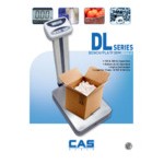 CAS DL-150 DL Series 150 x 0.05 lb. Digital Bench / Platform Scale - Legal for Trade