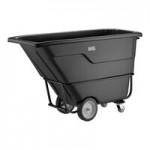 Lavex 1 Cubic Yard Blue Light-Duty Tilt Truck / Trash Cart (850 lb. Capacity)