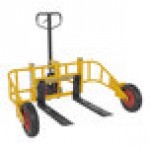 Vestil Steel Manual All-Terrain Pallet Truck with 32