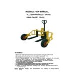 Vestil Steel Manual All-Terrain Pallet Truck with 32