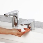 Bobrick Designer Series B-868 34 oz. Polished Chrome Deck-Mount Automatic Foam Soap Dispenser