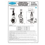 Bobrick Designer Series B-868 34 oz. Polished Chrome Deck-Mount Automatic Foam Soap Dispenser