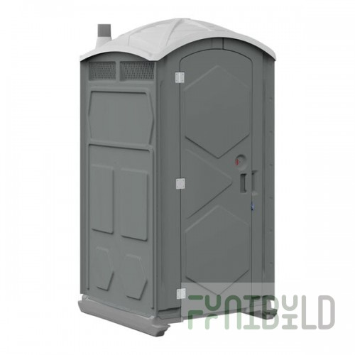 J & J Echo One ET701101X3208 Gray Portable Restroom - Assembled