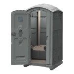 J & J Echo One ET701101X3208 Gray Portable Restroom - Assembled J & J Echo One ET701101X3208 Gray Portable Restroom - Assembled