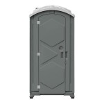 J & J Echo One ET701101X3208 Gray Portable Restroom - Assembled J & J Echo One ET701101X3208 Gray Portable Restroom - Assembled