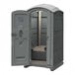 J & J Echo One ET701101X3208 Gray Portable Restroom - Assembled J & J Echo One ET701101X3208 Gray Portable Restroom - Assembled