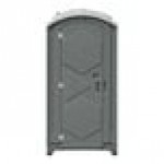 J & J Echo One ET701101X3208 Gray Portable Restroom - Assembled J & J Echo One ET701101X3208 Gray Portable Restroom - Assembled