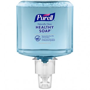 PURELL® 6470-02 CRT Healthy Soap® Professional ES6 1200 mL Naturally Clean Fragrance Free Foaming Hand Soap - 2/Case PURELL® 6470-02 CRT Healthy Soap® Professional ES6 1200 mL Naturally Clean Fragrance Free Foaming Hand Soap - 2/Case