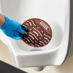Lavex Midnight Coast Scent EVA Deodorizing Gel Urinal Screen - 10/Case Lavex Midnight Coast Scent EVA Deodorizing Gel Urinal Screen - 10/Case