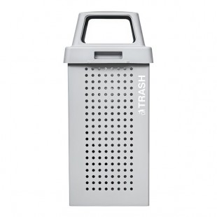 Ex-Cell Kaiser Outdoor Kaleidoscope Collection RC-KDX36-T HMGX 36 Gallon Hammered Gray Trash Can Ex-Cell Kaiser Outdoor Kaleidoscope Collection RC-KDX36-T HMGX 36 Gallon Hammered Gray Trash Can