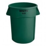 Rubbermaid® 1779740 BRUTE 44 Gallon White Round Trash Can
