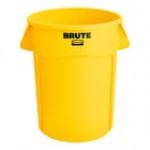 Rubbermaid® 1779740 BRUTE 44 Gallon White Round Trash Can