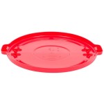 Rubbermaid® FG264560RED BRUTE 44 Gallon Red Round Trash Can Lid Rubbermaid® FG264560RED BRUTE 44 Gallon Red Round Trash Can Lid