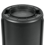 Rubbermaid® BRUTE 32 Gallon Black Executive Round Trash Can and Lid Rubbermaid® BRUTE 32 Gallon Black Executive Round Trash Can and Lid