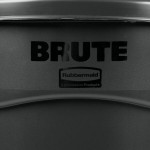 Rubbermaid® BRUTE 32 Gallon Black Executive Round Trash Can and Lid Rubbermaid® BRUTE 32 Gallon Black Executive Round Trash Can and Lid