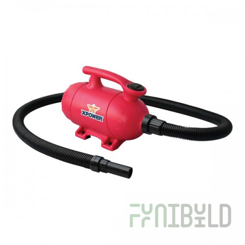 XPOWER B-2 Pink 2-in-1 Portable Pet Hair Dryer and Vacuum - 100 CFM, 115V