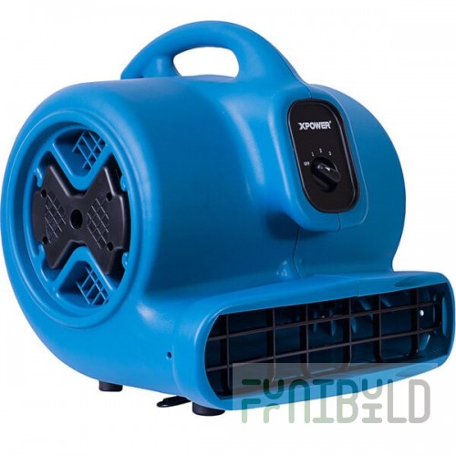 XPOWER P-630-Blue 3-Speed Air Mover - 1/2 hp