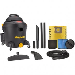 Shop-Vac 9627006 10 Gallon 4.5 Peak HP Polyethylene Wet / Dry Vacuum with Tool Kit Shop-Vac 9627006 10 Gallon 4.5 Peak HP Polyethylene Wet / Dry Vacuum with Tool Kit