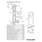 Magliner Gemini Jr. 500 lb. 2-in-1 Convertible Hand Truck with 10 Magliner Gemini Jr. 500 lb. 2-in-1 Convertible Hand Truck with 10