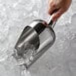 Vollrath 92110 52 oz. Heavy-Duty Stainless Steel Ice Scoop