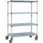 Metro X336EGX3 MetroMax i Open Grid Shelf Cart with Polyurethane Casters - 18 Metro X336EGX3 MetroMax i Open Grid Shelf Cart with Polyurethane Casters - 18