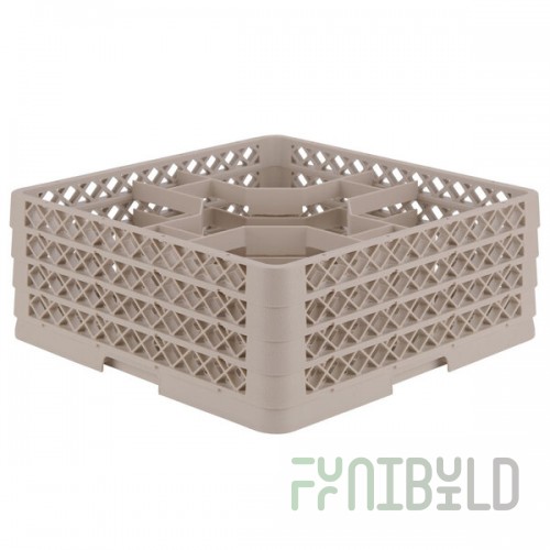 Vollrath TR13GGGG Traex® Rack Max Full-Size Beige 20-Compartment 6 3/4