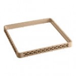 Vollrath CRA-06 Traex® Full-Size Black Open Extender with Closed Sides