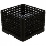 Vollrath CRA-06 Traex® Full-Size Black Open Extender with Closed Sides