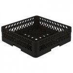 Vollrath CRA-06 Traex® Full-Size Black Open Extender with Closed Sides