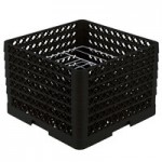 Vollrath CRA-06 Traex® Full-Size Black Open Extender with Closed Sides