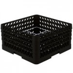 Vollrath CRA-06 Traex® Full-Size Black Open Extender with Closed Sides