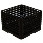 Vollrath CRA-06 Traex® Full-Size Black Open Extender with Closed Sides