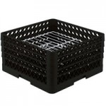 Vollrath CRA-06 Traex® Full-Size Black Open Extender with Closed Sides