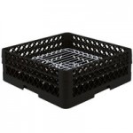 Vollrath CRA-06 Traex® Full-Size Black Open Extender with Closed Sides