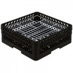Vollrath CRA-06 Traex® Full-Size Black Open Extender with Closed Sides