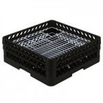 Vollrath CRA-06 Traex® Full-Size Black Open Extender with Closed Sides
